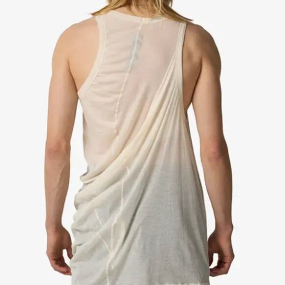 BNWT SS25 RICK OWENS "HOLLYWOOD" ANTHEM TANK TOP M - Picture 11 of 12